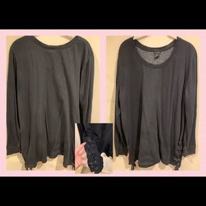 Torrid sweatshirt with tied sides